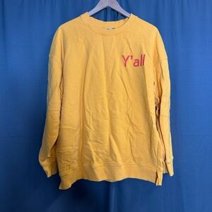 Yellow Crewneck Sweater